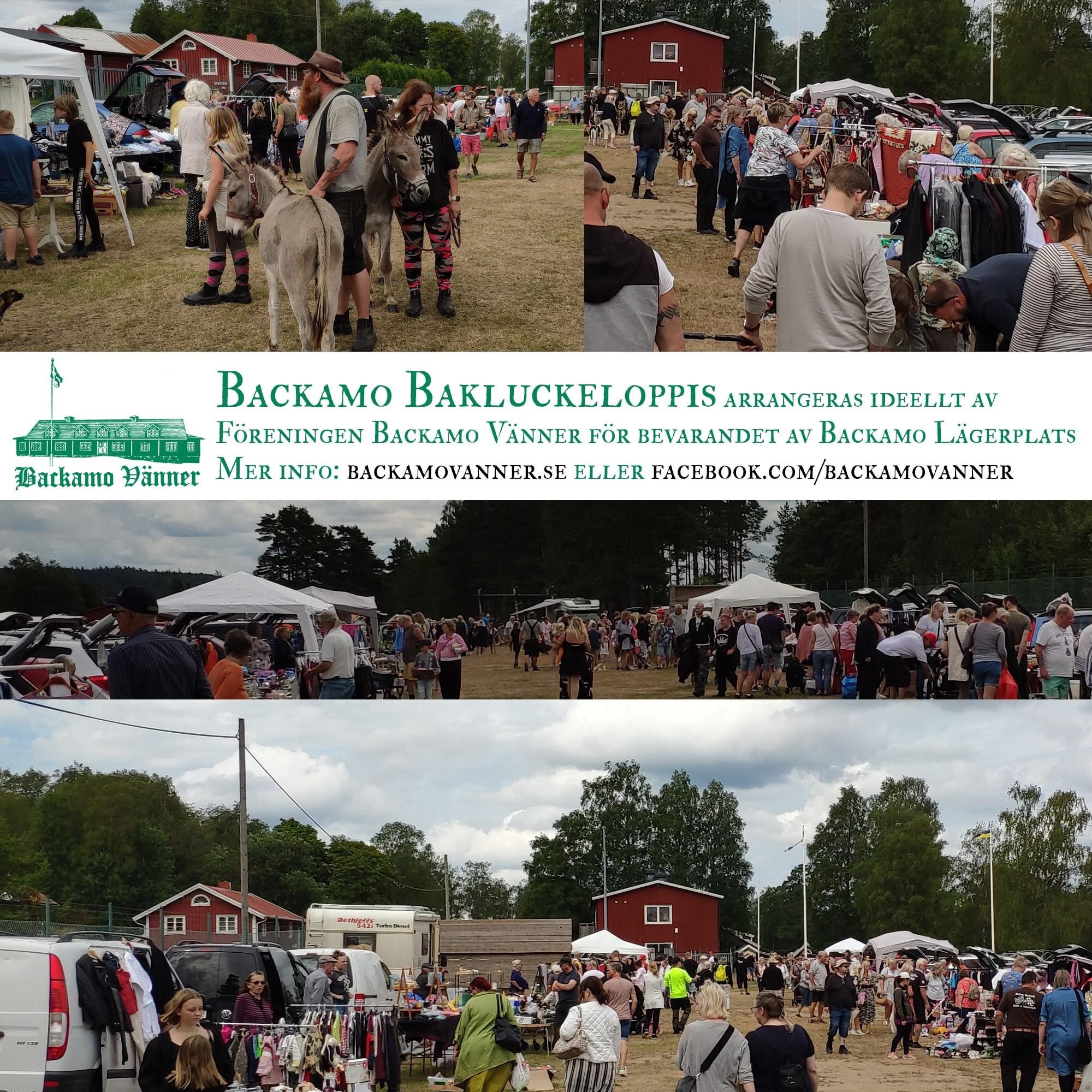 Backamo bakluckeloppis arrangeras av Backamo Vänner