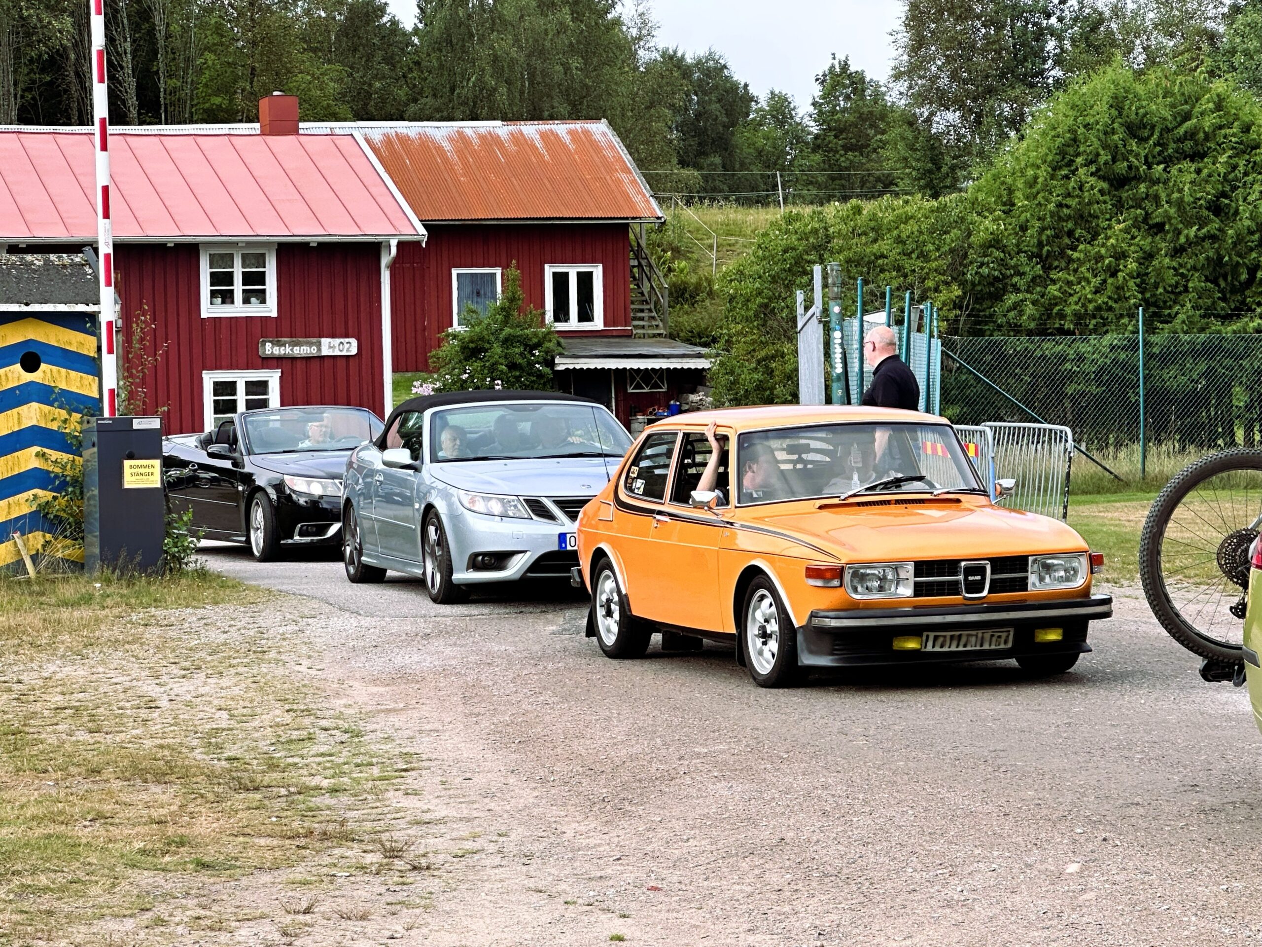 Veteranbilsmarknad på Backamo Lägerplats i april